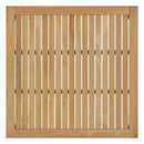 Farmstay 36" Square Outdoor Patio Teak Wood Dining Table