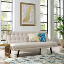 Glance Tufted Convertible Fabric Sofa Bed