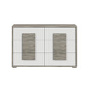 San Matteo 6-Drawer Dresser in Dual Tone