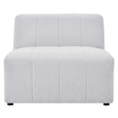 Bartlett Upholstered Fabric Armless Chair