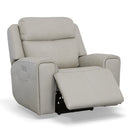 Barnett Power Recliner with Power Headrest & Lumbar - Michael's Discount Furniture