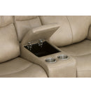 Crew Latitudes Power Reclining Loveseat with Console, Power Headrests & Lumbar - 5000004264 - Michael's Discount Furniture