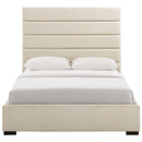 Genevieve Queen Upholstered Fabric Platform Bed