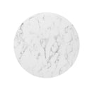 Lippa 36" Round Artificial Marble Dining Table
