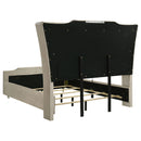 Lorient Wingback Bed with LED Lighting