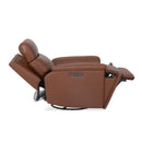 Refined Perfect Match Power Swivel Gliding Recliner with Power Headrest & Lumbar - Michael's Discount Furniture
