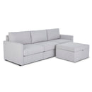 Flex Sofa with Narrow Arm and Storage Ottoman - 5000009321