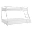 B2010WHTF-1 - Twin/Full Bunk Bed