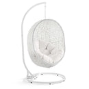 Hide Outdoor Patio Sunbrella� Swing Chair With Stand