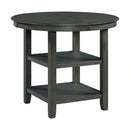 Amherst Counter Height Dining Set in Grey-Table & Four PU Chairs