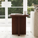 Waterfall Round End Table - 5000007786 - Michael's Discount Furniture