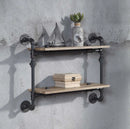 Wall Rack w/2 Shelves