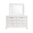 Twenty Nine Dresser & Mirror Set White