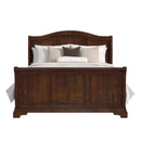 Cameron Cherry Sleigh Bed