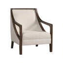 Hopkins Chair w/Brown Arm Columbia Natural(ISTA 3)