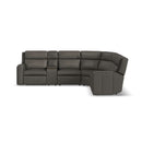 Wyatt Power Reclining Sectional with Power Headrest & Lumbar - 5000-1596-SECTPH-70502