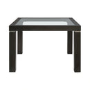 Elodie Counter Table with Glass in Charcoal
