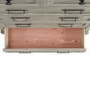 Farmington Panel Bedroom Set in Medium Brown and Washed Stone