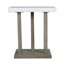 Greta Square End Table in grey