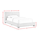 Brookhaven UPH Bed in Grey Velvet