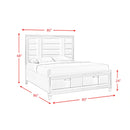 Twenty Nine Storage Bedroom Set in White