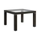 Elodie Counter Table with Glass in Charcoal