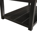Marcello w/ White Top - Rectangular Coffee Table W/Casters