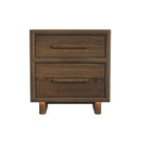 Brisbane Nightstand with USBC and LED in Brown