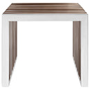 Gridiron Small Wood Inlay Bench