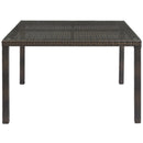 Conduit 47" Outdoor Patio Wicker Rattan Dining Table