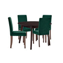 Prosper 5 Piece Upholstered Velvet Dining Set