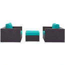 Convene 3 Piece Outdoor Patio Sofa Set