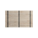 (D680-33) Callista- Folding Top Dining Table- Beach/Natural Metal