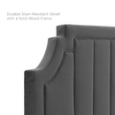 Alyona Channel Tufted Performance Velvet Full/Queen Headboard