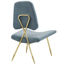 Ponder Performance Velvet Lounge Chair