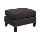 Erica 497 Ottoman W/Chrome Nail (ISTA 3)