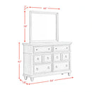 Whit-Ash Panel Bedroom Set in Light Grey