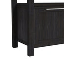 Transcend Counter Table with 20" Leaf in Charcoal
