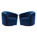 Rogue Armchair Performance Velvet Set of 2