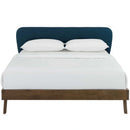 Gianna Queen Upholstered Polyester Fabric Platform Bed