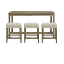 Oak Lawn Bar Table Single Pack (Table + Three Stools)