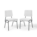 Craft Dining Side Chair Upholstered Fabric Set of 2