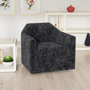 Hamlin Swivel Chair in Beamer Blue