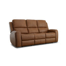 Linden Power Reclining Sofa with Power Headrests & Lumbar - 5000007532 - Michael's Discount Furniture