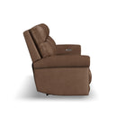 Alexander Power Reclining Sofa with Console, Power Headrest & Lumbar - 5000009170 - Michael's Discount Furniture