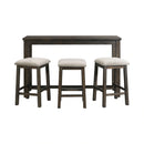Stone Occasional Bar Table Single Pack (Table + Three Stools)