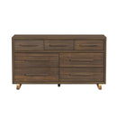 Brisbane Dresser with LED in Brown