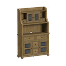 Heritage & Home Buffet and Hutch in Oak Brown