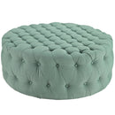 Amour Upholstered Fabric Ottoman