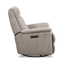 Sophisticated Perfect Match Power Swivel Gliding Recliner with Power Headrest & Lumbar - Michael's Discount Furniture